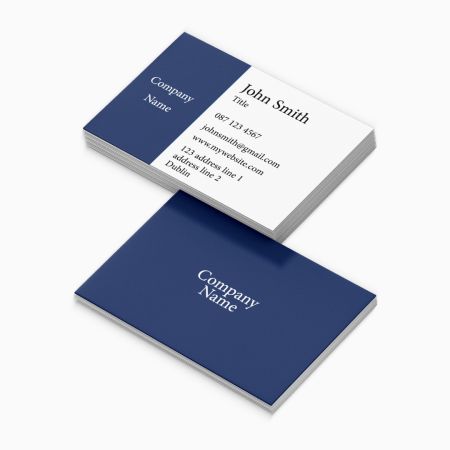 Business Cards Double Sided Landscape Solidcolour