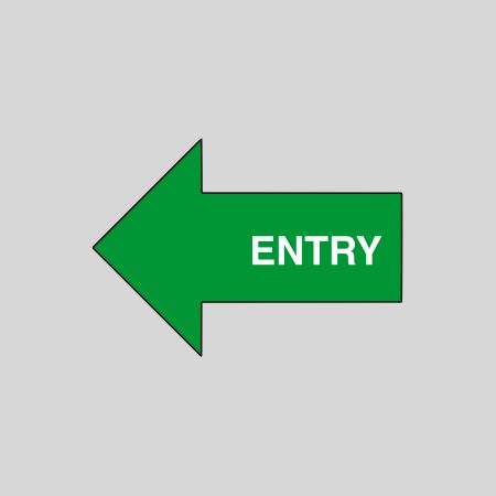 This Way Left Entry