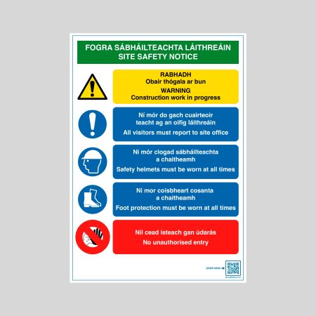 Site Safety Irish English RD SS0230