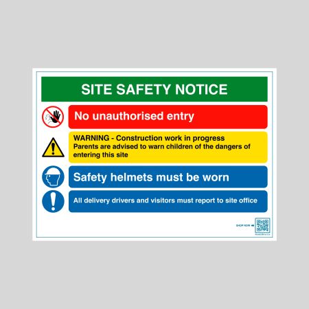 Site Safety No Entry Warnings Landscape RD SS0236