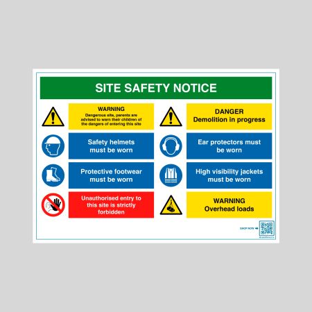 Site Safety Warnings Landscape RD SS0234