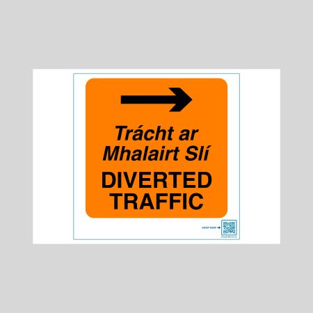 Traffic Sign Right Diversion
