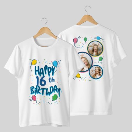 Double Sided T-Shirt - Birthdays