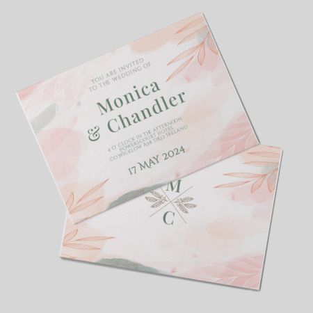 Wedding Invitations A5 Double Sided Landscape Dolcevita