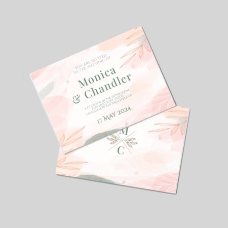 Wedding Invitations A6 Double Sided Landscape Dolcevita